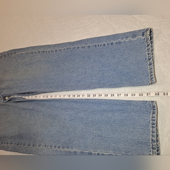 Slightly Distressed Carhartt Jeans Big Men's 44x32 Blue Denim 5-Pocket High-Rise - Picture 8 of 10